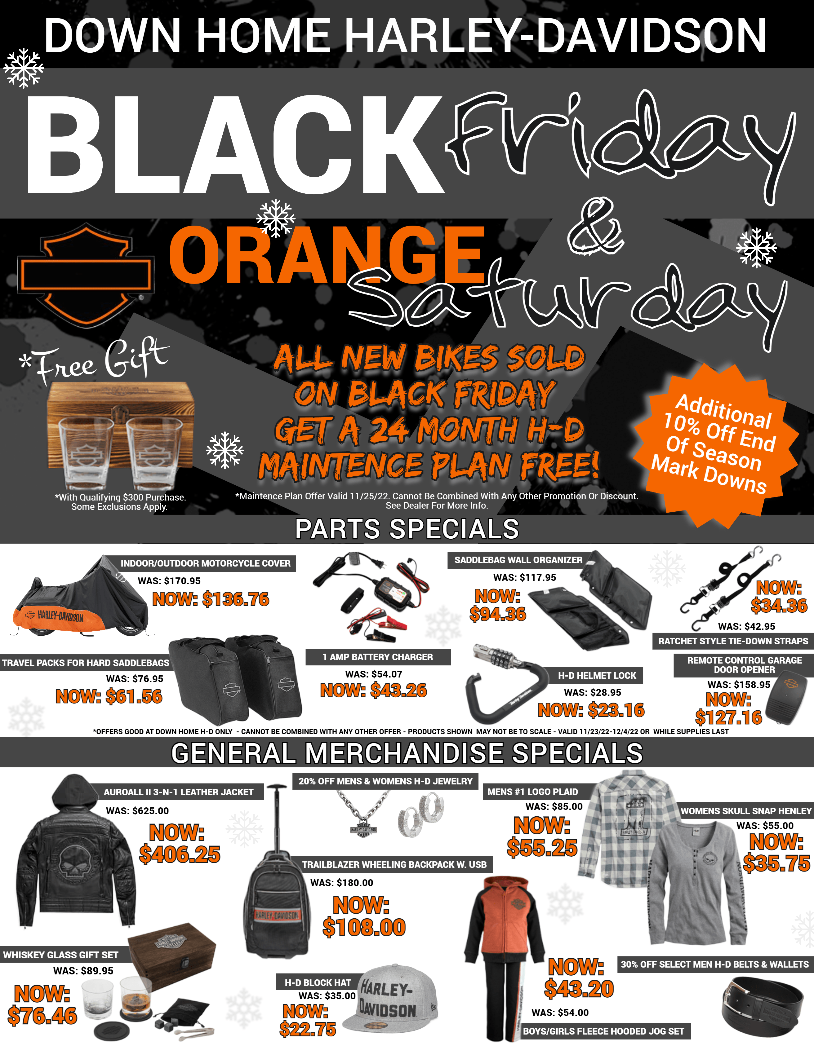 Black Friday & Orange Saturday Sales Event